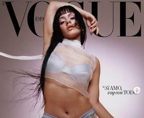 Rosalía es la portada de Vogue España e Italia de noviembre