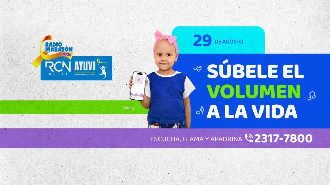 Dona, sonríe y transforma historias en la Radio Maratón de RCN por AYUVI