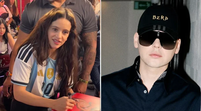 Foto de estudio dispara rumores de colaboración entre Bizarrap y Rosalía