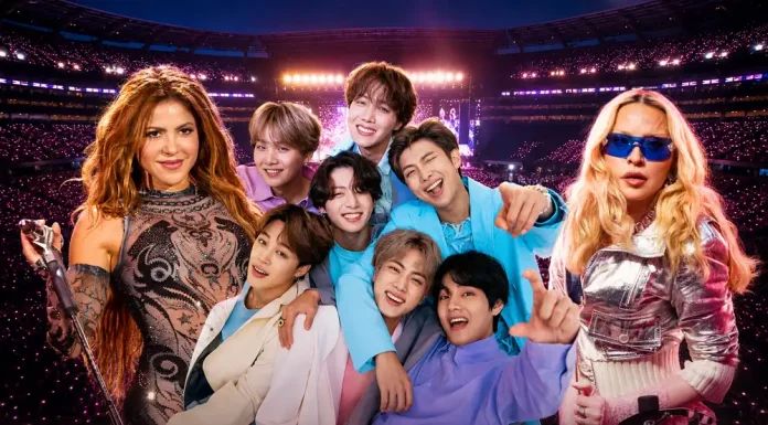 Shakira, Madonna y BTS encabezaron el primer medio tiempo musical de un Mundial