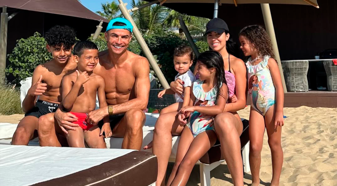 Georgina adoptó a los tres hijos mayores de Cristiano