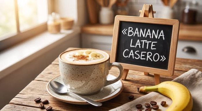 Banana latte casero: lo puedes hacer en solo 5 minutos