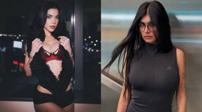 Exactriz de cine para adultos Mia Khalifa muestra “interés” por Kenia Os