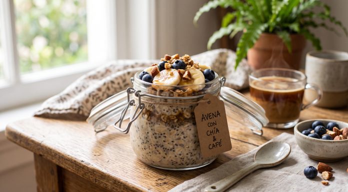 Avena con chía y café: un desayuno saludable y saciante