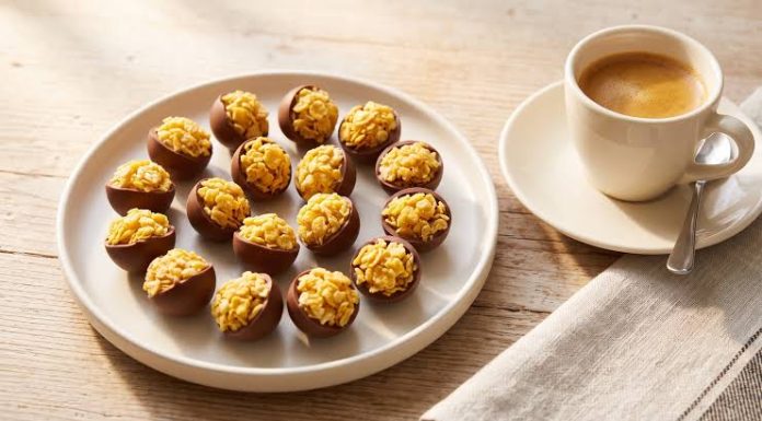Bolitas de chocolate crujiente: perfectas para acompañar tu café