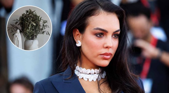 El significado de las austeras hojas de olivo que Georgina eligió para su boda